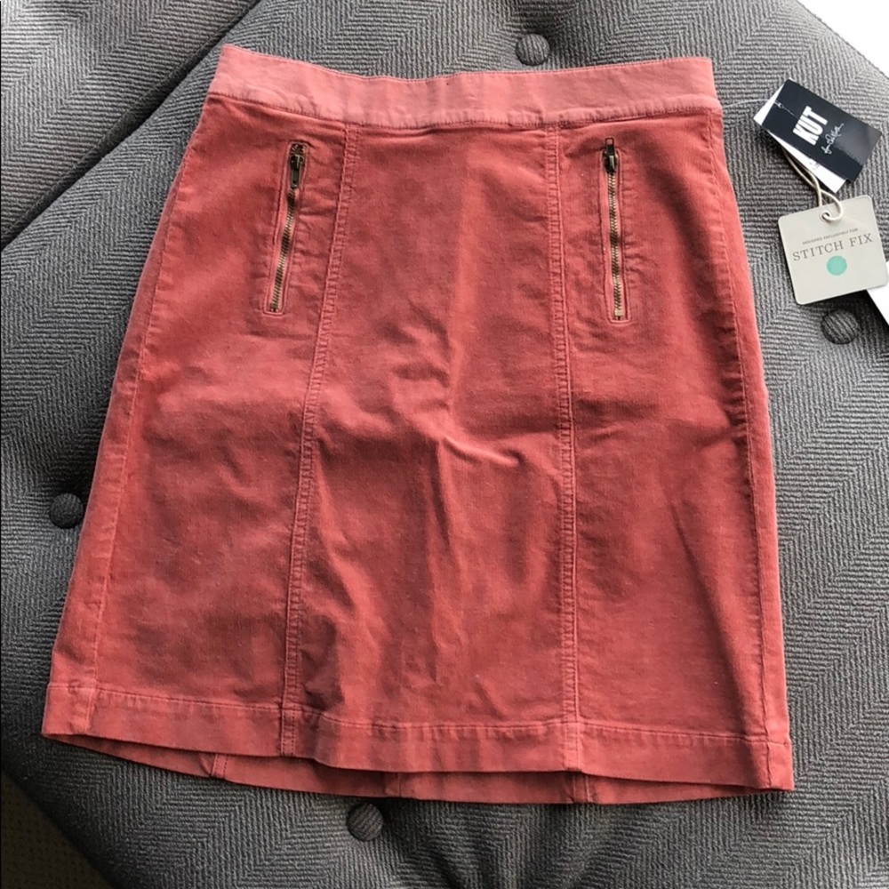 Corduroy A-line skirt by Kut from the Kloth (new)